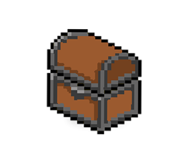 閉じている宝箱